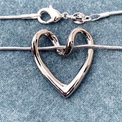 Floating Heart Necklace