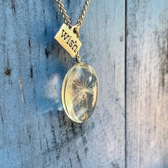 Dandelion Seed Necklace