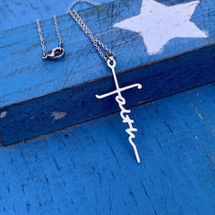 Faith Cross Necklace