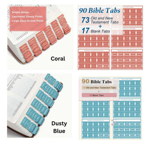 Bible Index Tabs - Blessed Be Boutique