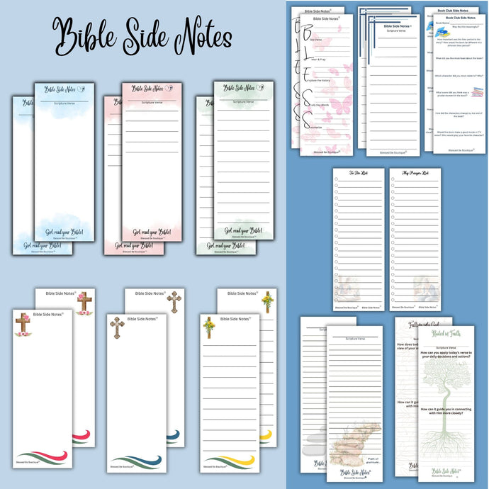 Bible Side Notes®! Printed by Post-It® Brand - Blessed Be Boutique