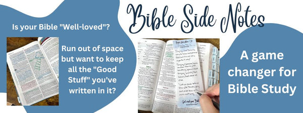Bible Side Notes, Post It Notes for your Bible, Girl Read Your Bible, Journal in your bible, Journal in your Bible, Bible Study Sticky Notes