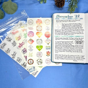 Christian Sticker Sheets* - Blessed Be Boutique