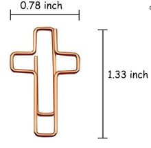 Load image into Gallery viewer, Cross-Shaped Paper Clips - Blessed Be Boutique