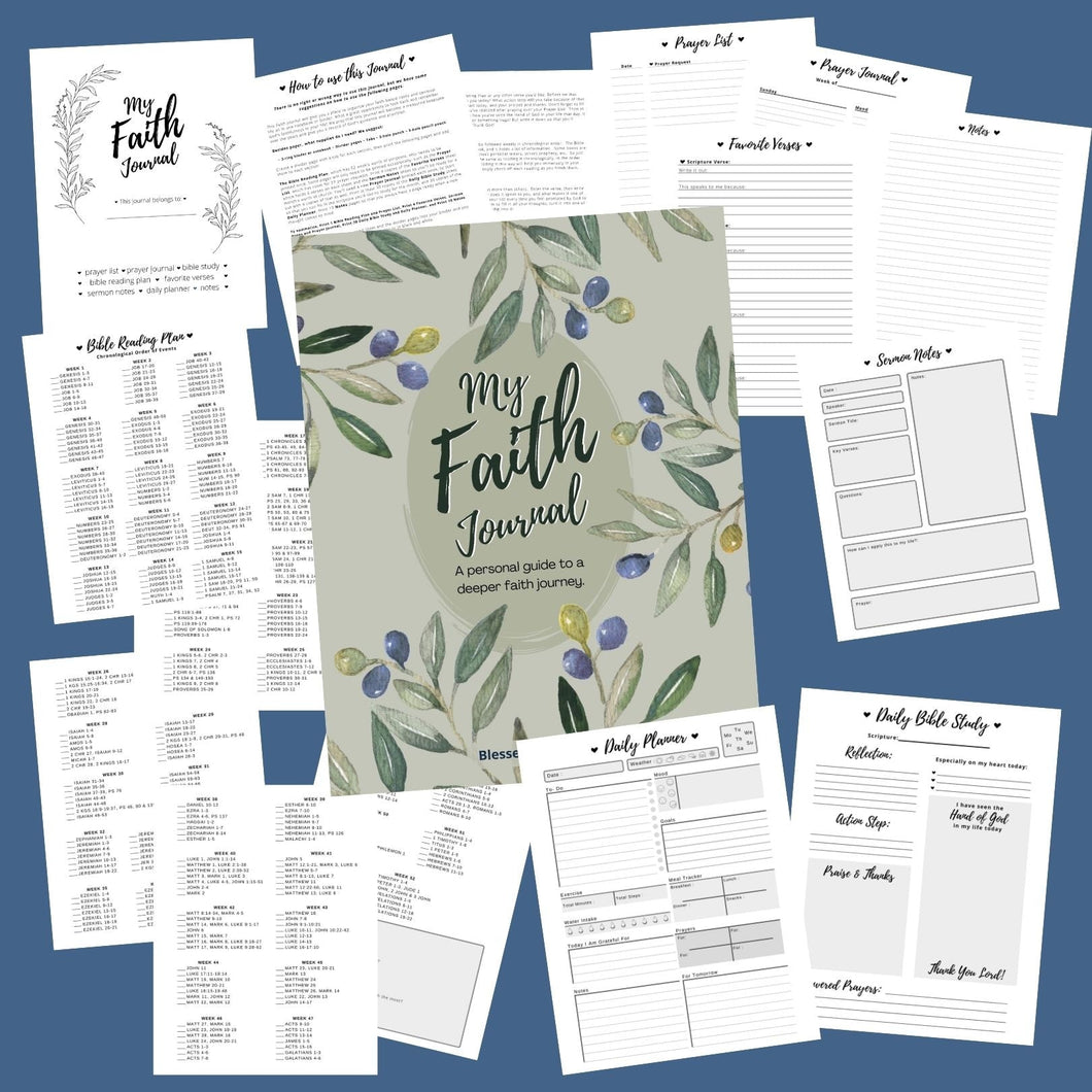 Faith Journal Download - Blessed Be Boutique