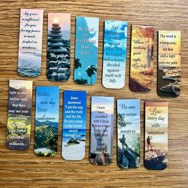 Magnetic Faith Inspired Bookmarks - Blessed Be Boutique