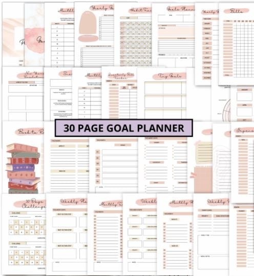 My Goal Planner Download - Blessed Be Boutique