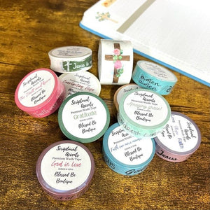 Scriptural Accents Washi Tape - Blessed Be Boutique