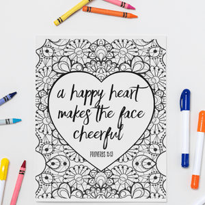 Bible Verse Coloring Book - Blessed Be Boutique