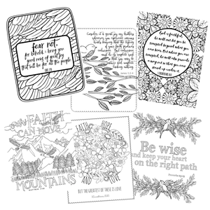 Bible Verse Coloring Book - Blessed Be Boutique