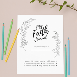 Faith Journal Download - Blessed Be Boutique