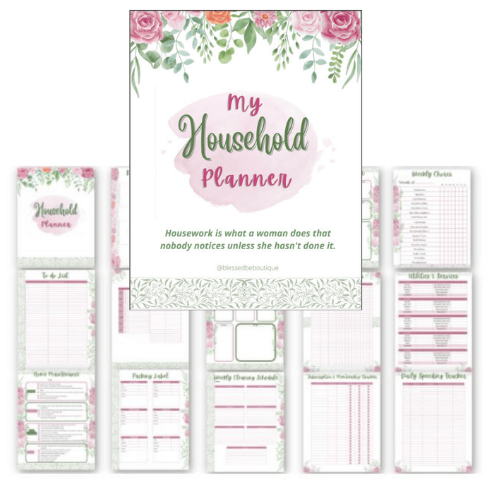 My Household Planner - Blessed Be Boutique